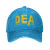 Summer DEA Drunk Every Afternoon Baseball Cap Sun  SunProof Design Washed Trucker Hat Couple Women Casual Hippie Baseball Caps