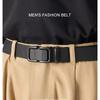Men's Belt Automatic Metal Buckle Nylon Canvas Webbing Belt Outdoor Work Belt, Nylon Belt With Click Buckle YD614