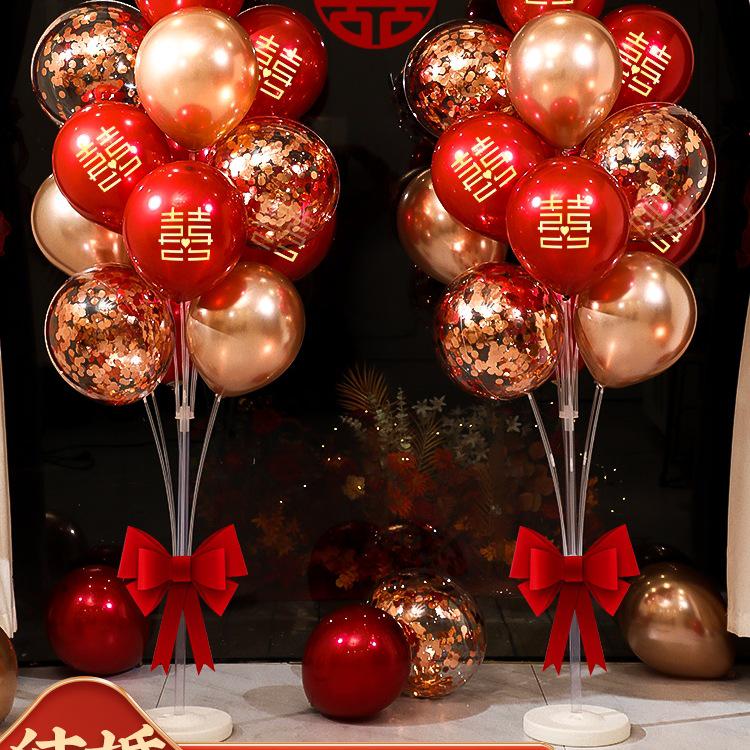 Wedding Balloon Pillar and Aisle Décor Set for Engagements and New Home Celebrations.
