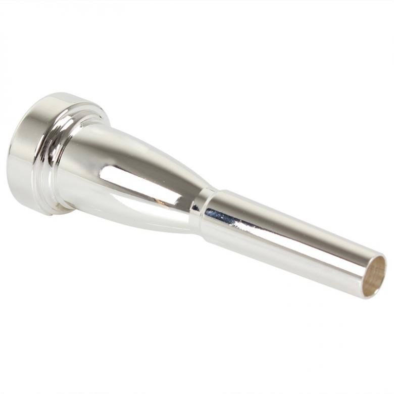 3C Size Bullet Shape Mega Rich Tone Trumpet Mouthpiece Silver Plated
