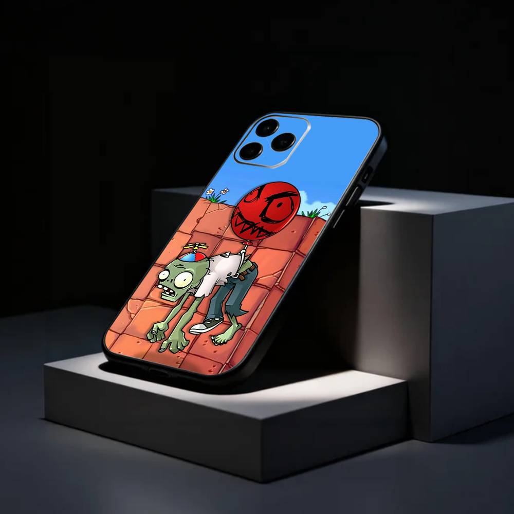 Game P-Plants VS Z-Zombies Phone Case Silicone Soft For IPhone 17 16 15 14 13 12 11 X XR Plus Pro Max Plus