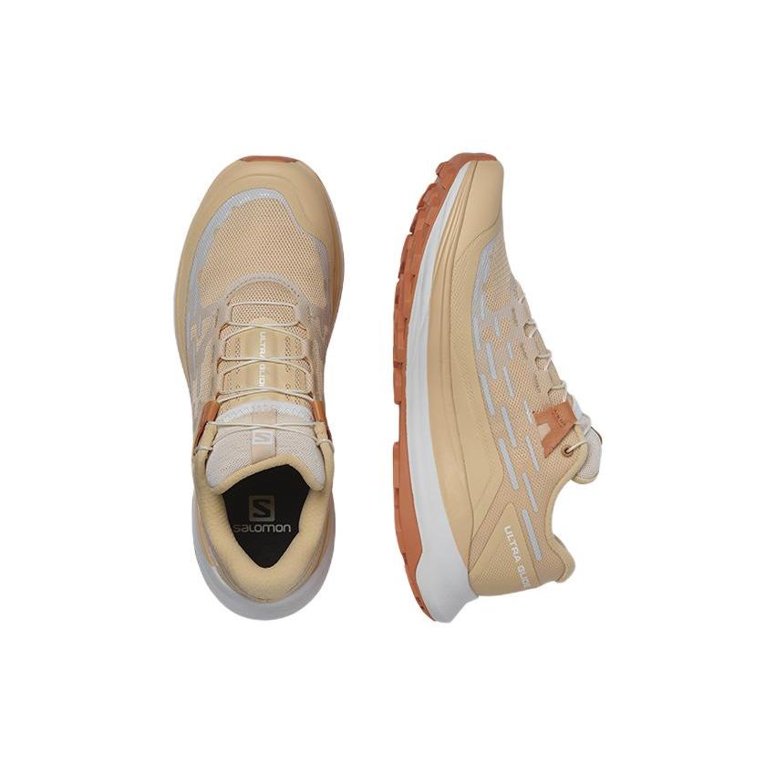Salomon Ultra Glide W Mesh Leather Non-Slip Durable Breathable Low-Top Running Shoes Women sneaker Yellow 417277