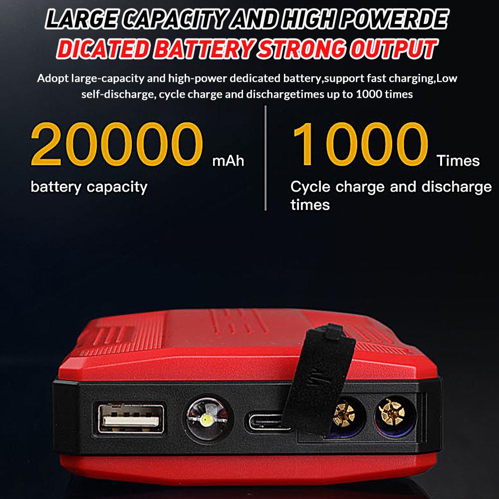 Power Bank Jump Starter Portable Charger Car Booster 12V Auto Starting Device Emergency Car Battery Starter Launcher For Car