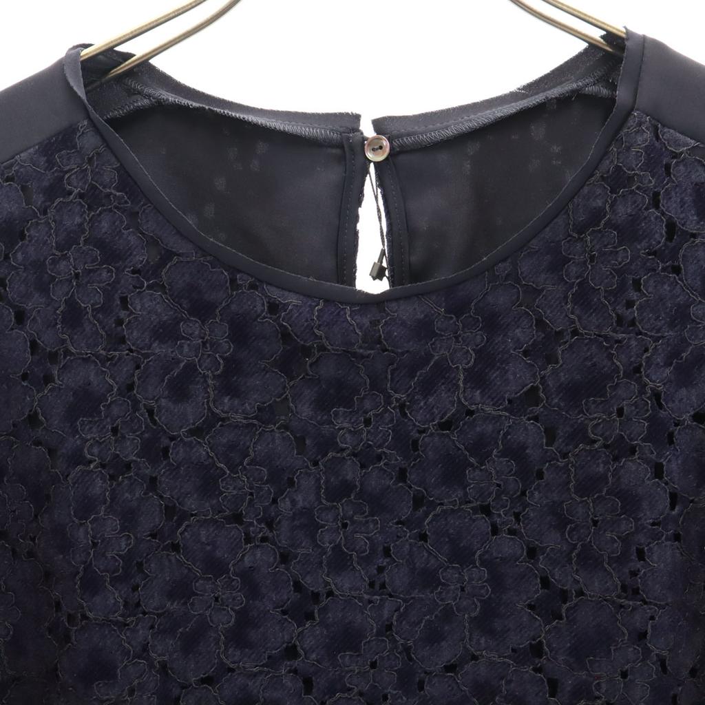 ESTNATION Unused Short Sleeve Blouse 38 Black Tagged Women Used