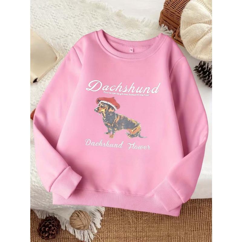 European Sizes Refined Kid Fashion Sweatshirt, Comfortable Kids' Round Neck Sweater, Casual All-Match Trendy Individual Student Print Top