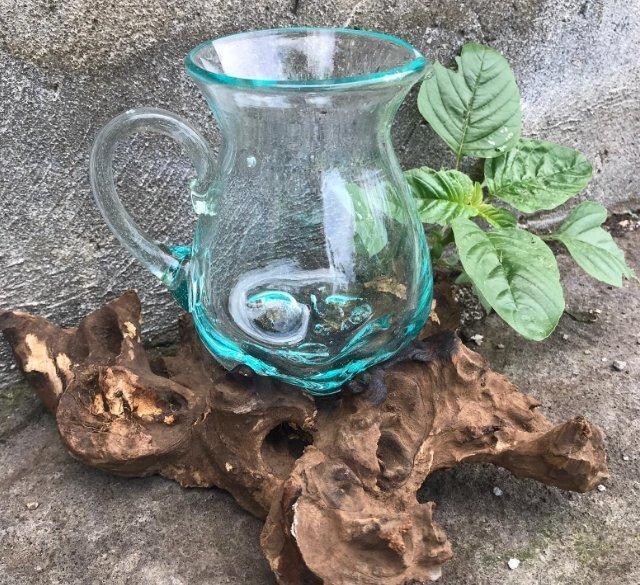 Molten Glass Water Jug On Driftwood 0.6L
