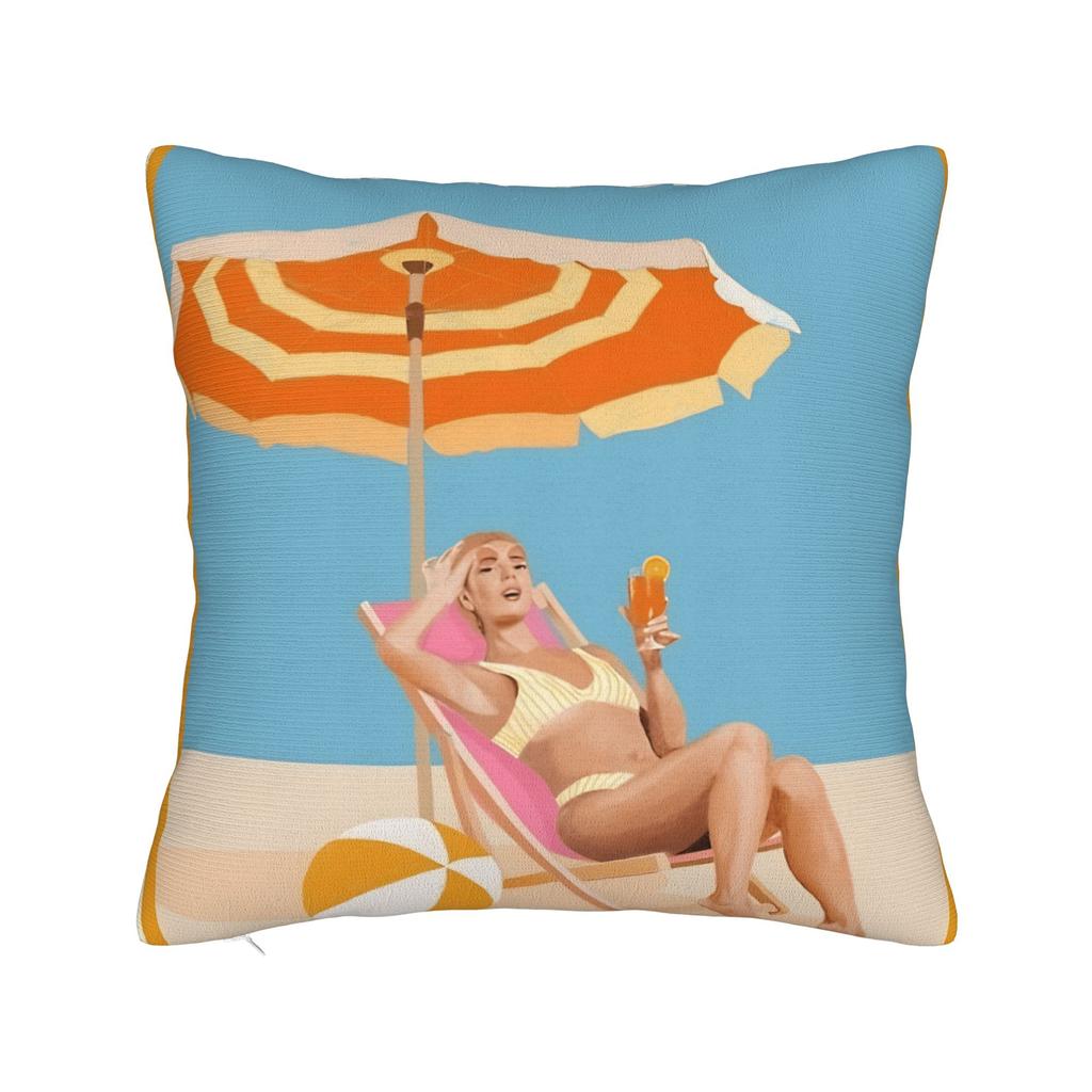 Federa Cuscino Aperol Spritz Federa Cuscino Trendy Retrò Federe Comode Per Divano Camera da Letto Arredamento Casa