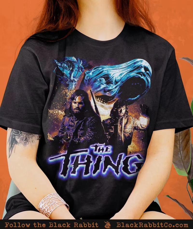 

The Thing John Carpenter Kurt Russell Unisex Classic TShirt Unisexs Tshirts Suitable for Both Unisex and Women Y2k Clothes Unisex 4XL