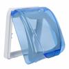 Universal 86 Type Socket Waterproof Box Transparent Wall Switch Protection Box for Bathroom Blue