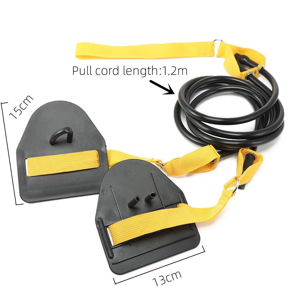 Trainer Outdoor Gym Hand Webbed Paddle Resistance Bands Professional Freestyle Swimming Arm