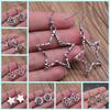 Joyas de Moda Estrella de Pentagrama Pendiente Colgante de Pentagrama Pendientes de Estrella con Encanto Vintage Para Mujeres Niñas Regalos