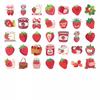 35pcs-50pcs Whimsical Nature Stickers Cute Strawberry Animal Stickers Stationery Stickers For Suitcase Fridge Phone Luggage DIY