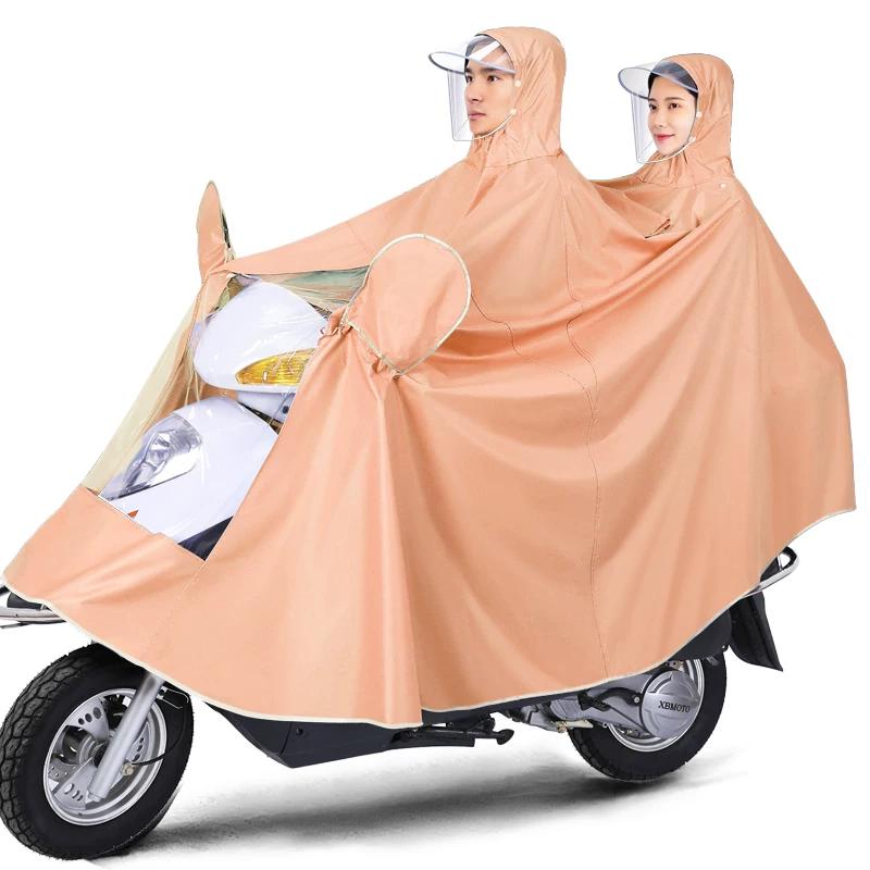 Raincoat for Electric Vehicles, Men's and Women's Models, New Long Version for Electric Bicycles and Motorcycles, Full-Body Storm-Proof Rain Poncho