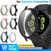 PC Case+Tempered Glass For Garmin Vivoactive 5 Anti-scratch Screen Protector Protective Cover For Garmin Active 5 Watch Case