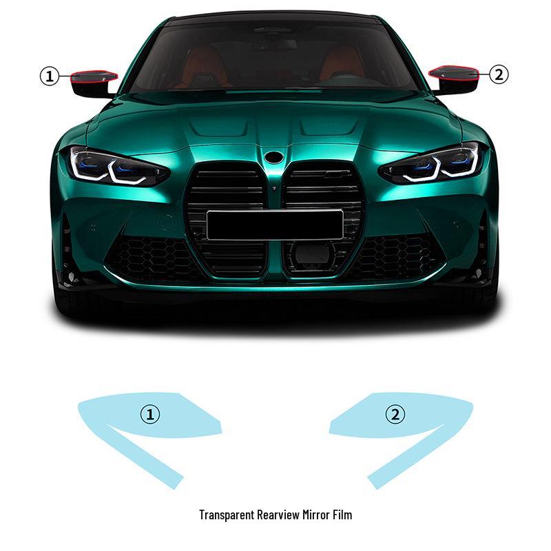 BMW M3 G80 TPU Invisible Protective Film for Headlights & Mirrors