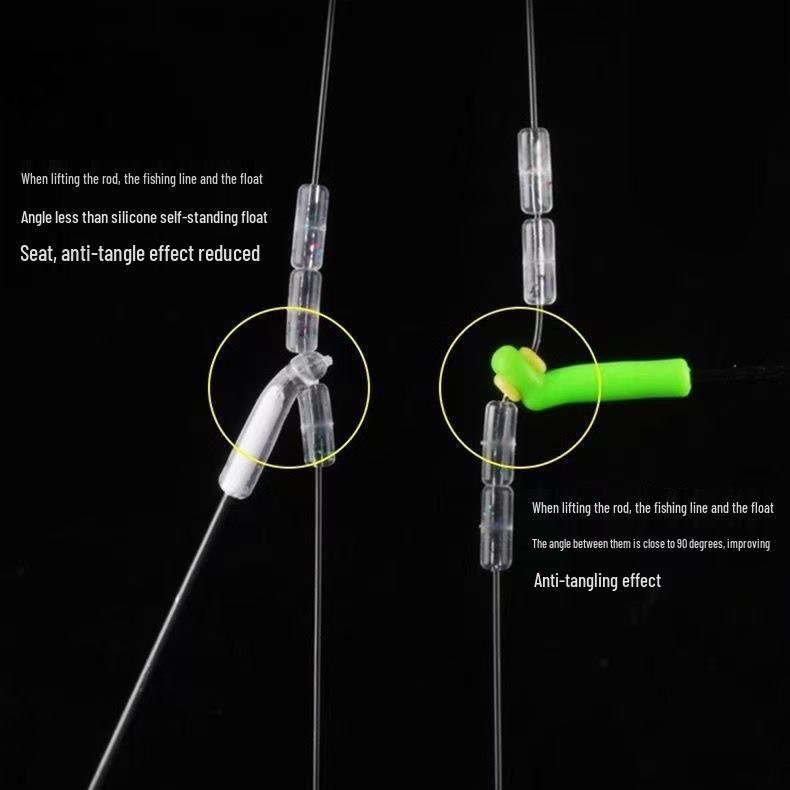 Double-Power Silicone Competition Fishing Float Seat with Double-Core Design for Winter Fishing