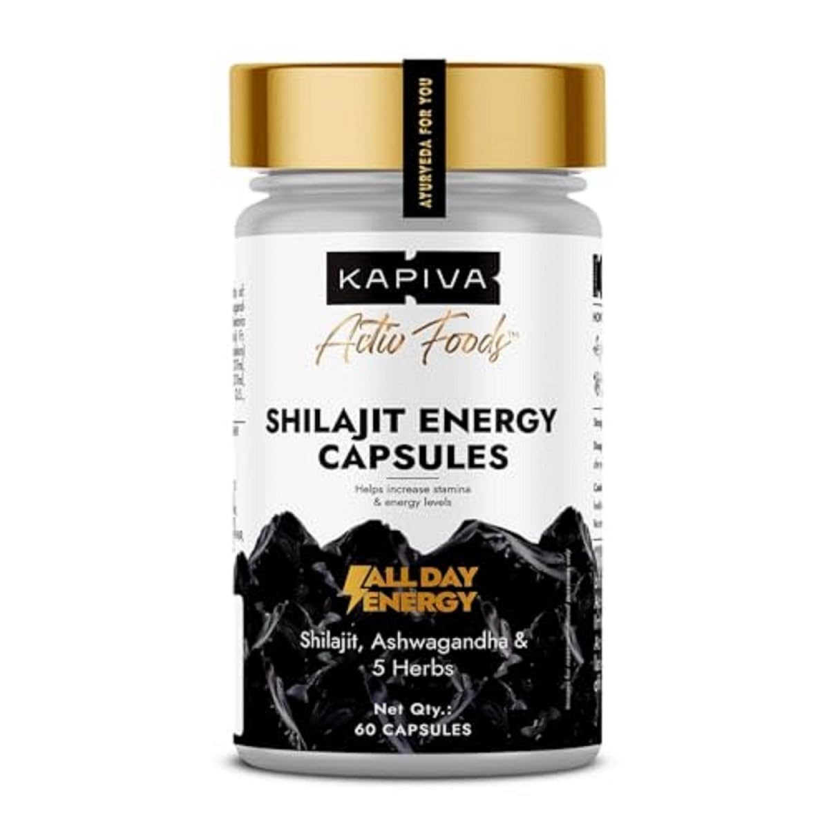 

Kapiva Shilajit Energy Capsules For Daily Energy Stamina Support 60 Vegetarian Capsules For Active Lifestyle Use