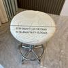 1PC Round Bar Stool Covers Round Stool Seat Covers Jacquard Dustproof Slipcovers for Swivel Chairs or Barstools