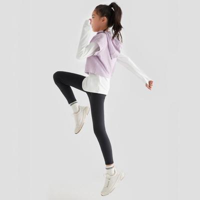 Girls' 2024 Autumn/Winter Fleece-Lined Yoga Pants - Quick-Drying Outdoor Sports Leggings