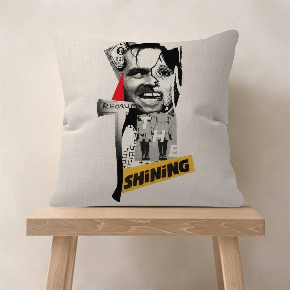 Horror Movies The Shinings  Cushion Cover Pillowcase Upholstery Sofa Throw Pillow Home Decor Pillowcas