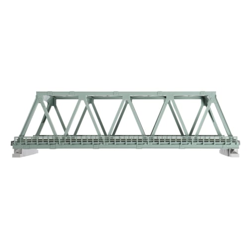 KATO N Gauge Double-Track Truss Bridge, Light Green, 20-439, Model Railroad Supplies