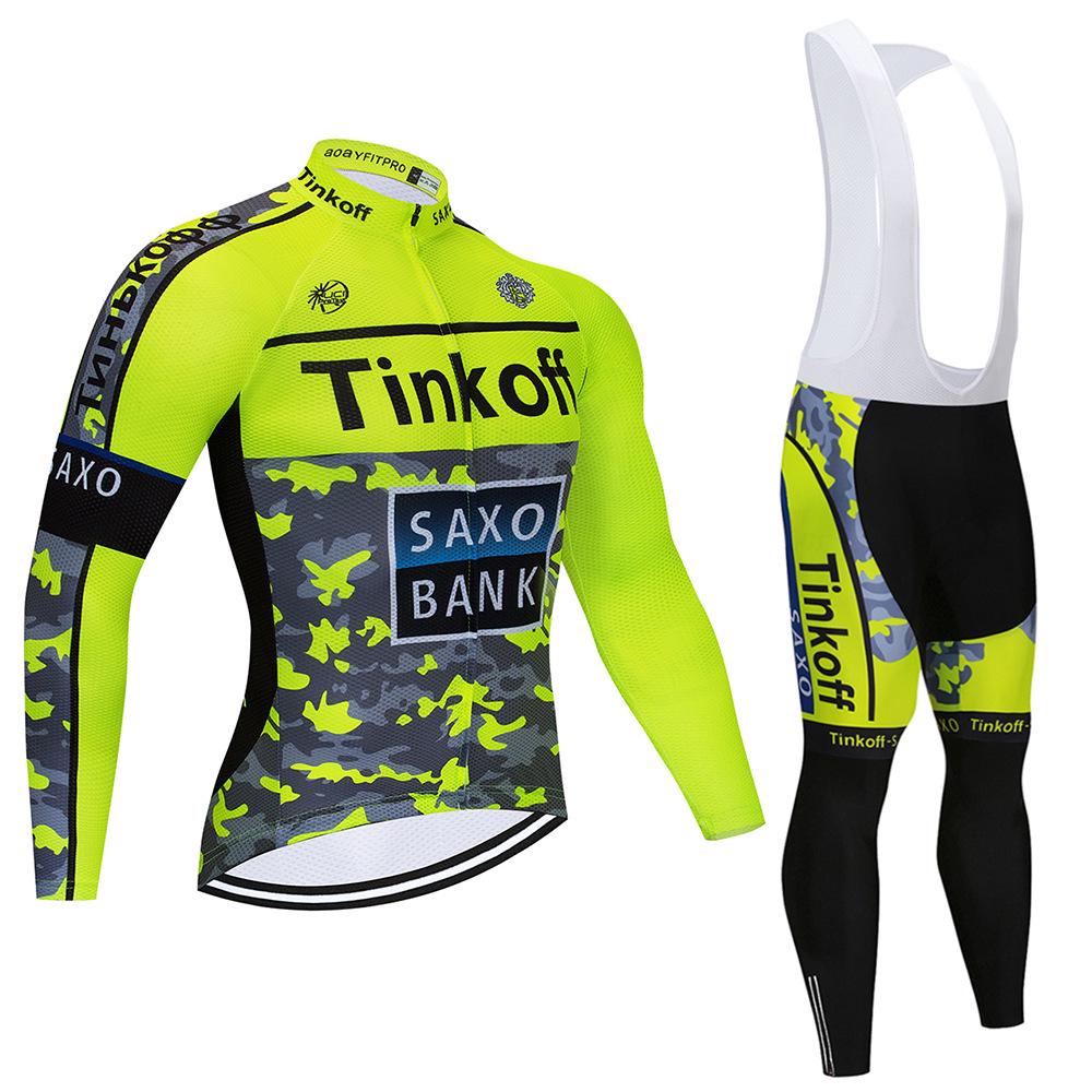 Team Edition Road Mountain Bike Riding Sportswear Long Sleeve Breathable Riding Set