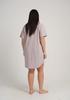Women's Nightgown 4XL Vienetta Cotton Short Sleeve For Summer Nice