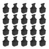 Uxcell SFP Dust Cover Black Silicone Fiber Optic Dust Network Switch Port Protectors for and Media Pack of 100 Caps, Caps, Switches, Routers, Cards,