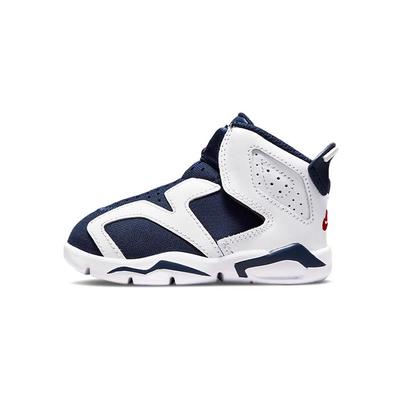 6 Retro Little Flex TD White Midnight Navy CT4417-130