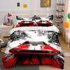 Red Sports Car Design. Bedding Sets Duvet Cover Sets Duvet Covers Pillowcases(1 * Duvet Cover 2 * Pillowcases Without Duvet Insert)