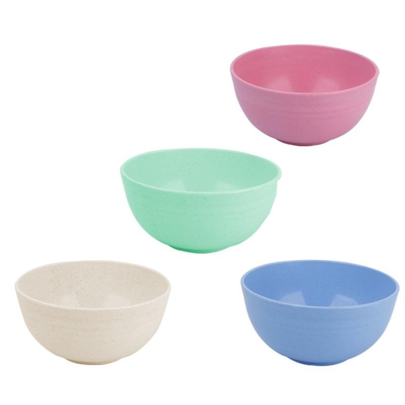 Wheat Straw Degradable Bowl, Student Dormitory Household Food-grade Plastic Bowl, Instant Noodle Bowl, Soup Bowl, Eating Rice Bowl