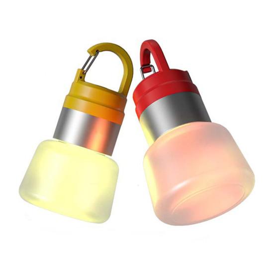Outdoor Camping Lantern USB Rechargeable Waterproof Detachable Water Bottle Light Portable Hiking Backpacking LED Hanging Lamp