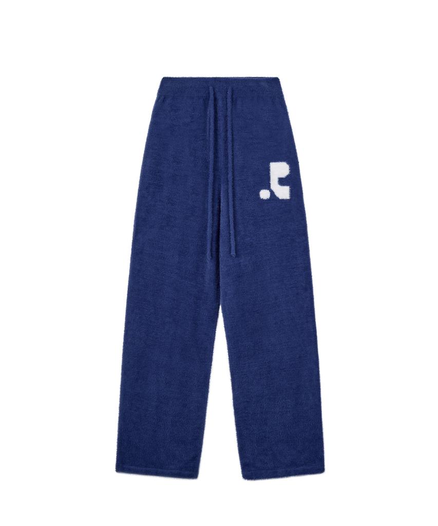 REST&RECREATION Hairy Knit Pants - Blue