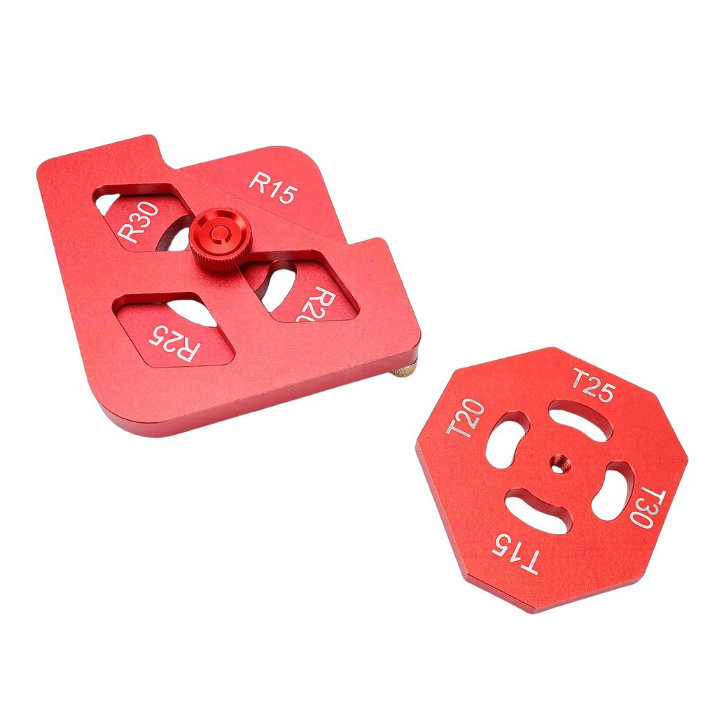 Woodworking Round Corner Radius Templates Aluminum Alloy Radius Jig Template Set R15 R20 R25 R30 T15 T20 T25 T30 Sizes