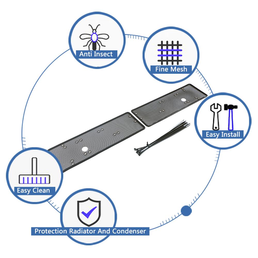 Pentru Volkswagen VW ID.4 ID.4X ID4 2024 2024 Grilă Centrală Față Plasă Inserție Plasă Accesorii Protector Radiator Anti Pest Debris