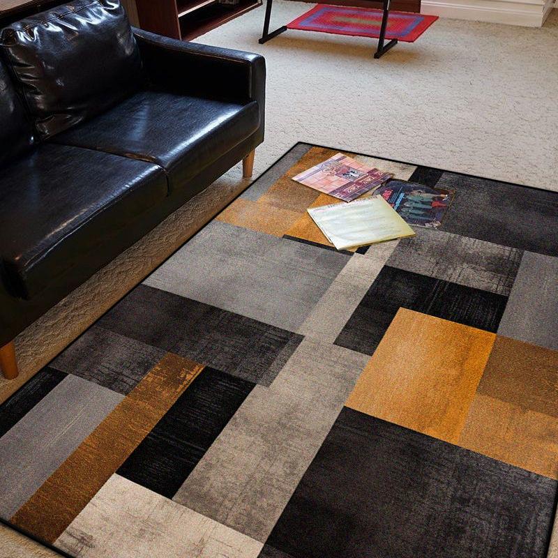 

Nordic Geometric Carpet Short Velvet Washable Rug Plush Fluffy Soft Living Room Bedroom Floor Mat Modern Home Decor 60x90cm