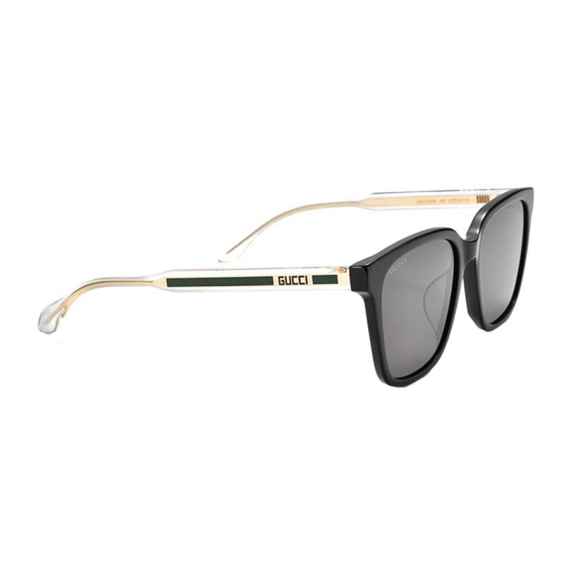 GUCCI Street Collection Classic Youth Streetwear Collection Plate Frame Square Sunglasses Unisex Couple Style