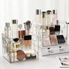 Large Capacity Clear Makeup Rack Transparent Perfume Display Case  Desktop Organizer