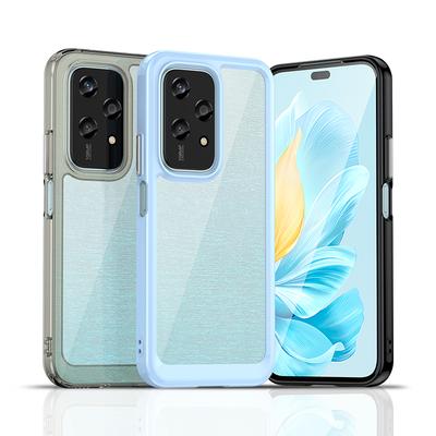 Coque TPU Colorée Transparente pour Honor 200 Lite 90 Smart 70 Magic 6 Pro X9B X7B X8B X8A Housse de Protection Fundas Coque Capa