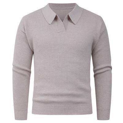 2025 Herbst und Winter Neuer lockerer Revers-Pullover-Jacke