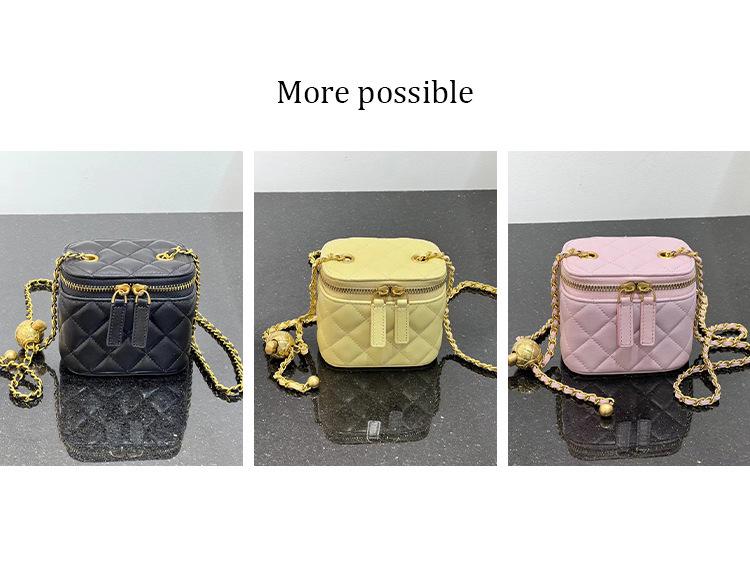 Mini Diamond Pattern Shoulder Bag - Elegant Women's Versatile Handbag