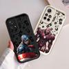 Marvel Deadpool Captain America Hülle für Xiaomi Redmi Note 13 14 Pro Plus 12s 11s 10 11 12 Pro Weiche Hülle