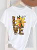 (Asian Size) letter trend 90s lovely Women's Top T Female Print Short Sleeve T-shirts Fashion O-neck Casual Clothing  Graphic Tee