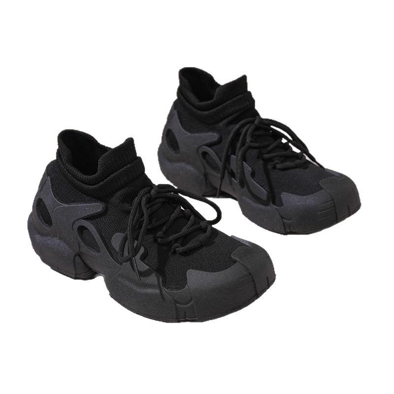 Women's Shoes High-end Versatile Casual Sports Shoes Dad Shoes Fly-woven Lightweight Breathable Fashion Sports Women's Shoes