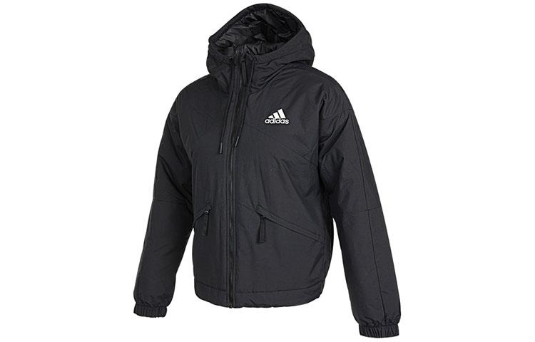 Adidas Puffer Jackets Women s Black Hooded Moderate Other GT6593 L