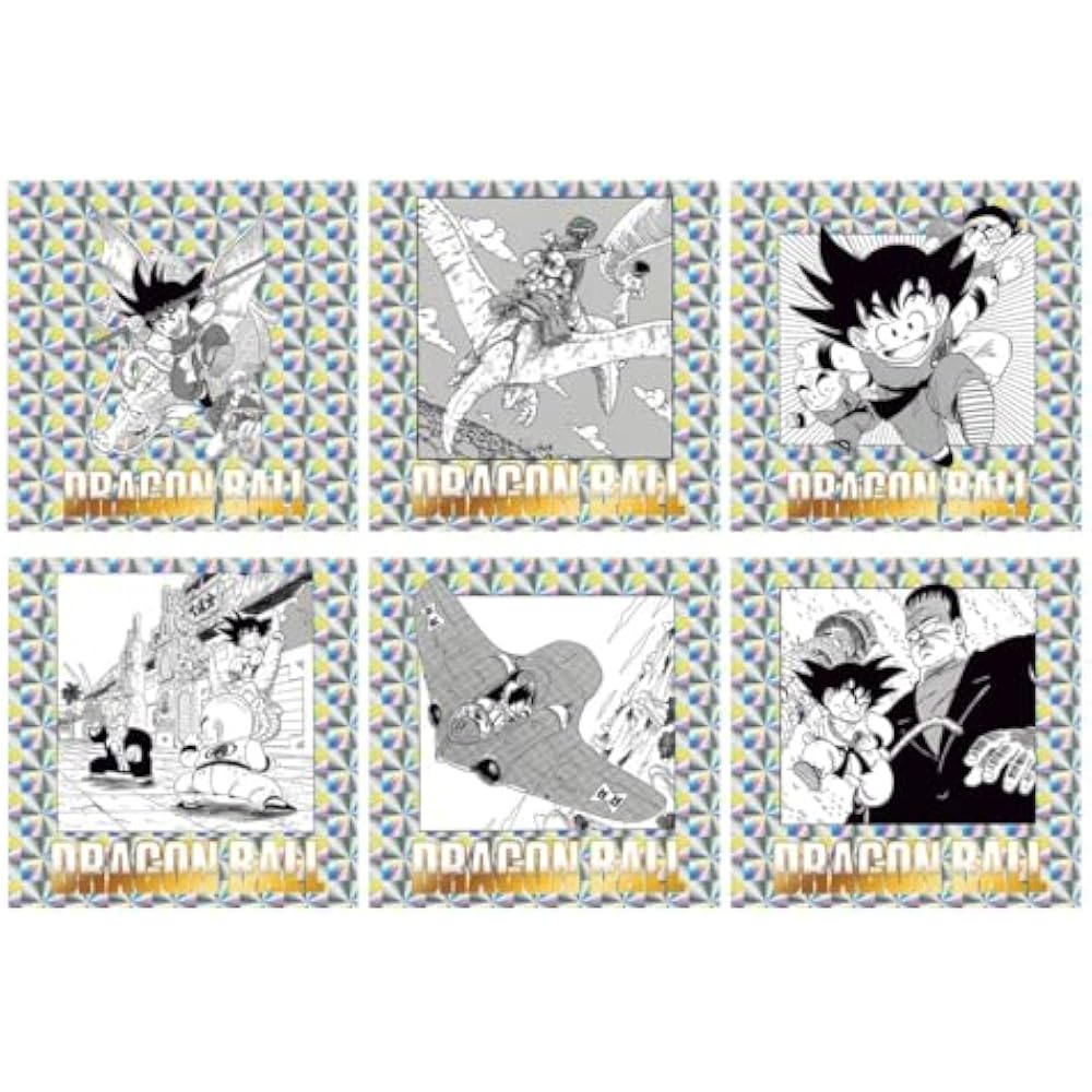 Dragon Ball 40th Anniversary Original Illustration Sticker Wafer 2 Pack Box (Food Toy)