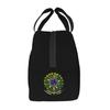Brazilian Coat of Arms Print Lunch Bag for Girls Funny Lunch Box Fun Picnic Cooler Bag Portable Zipper Oxford Thermal Lunch Bags