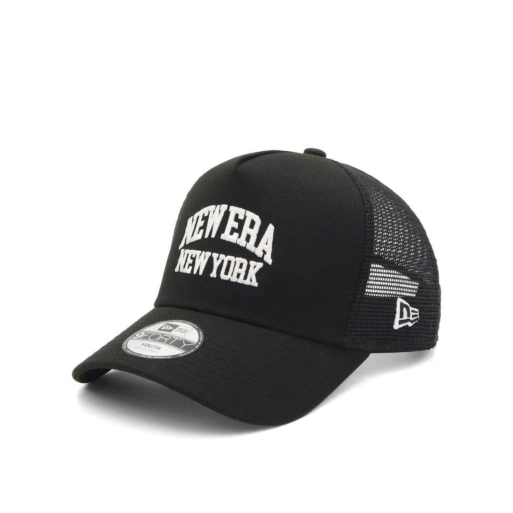 New Era Kids Mesh Cap Youth9FORTYA-Frame Cotton Black YOUTH52-56cm YTH 940AFTR COLLEGE LOGO BLK
