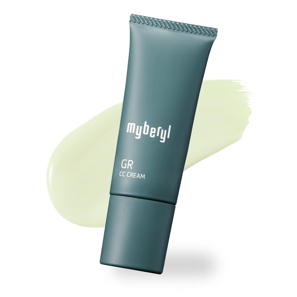 Makeup for Adult Myberyl CC Control Color Skin Tone Acne Nose Sensitive Oily 50s [Grooming Men] Cream, Base, Primer, Men's Green, 20g, Men's Makeup,