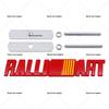 RALLIART Sticker, Front & Rear Emblems